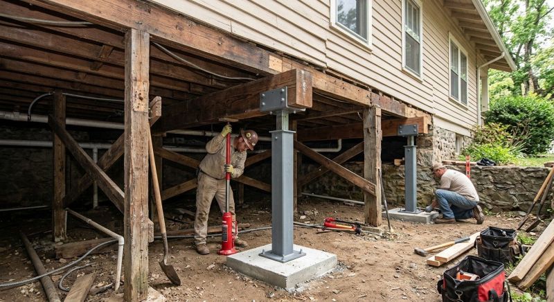 Structural Underpinning in Greenville, SC